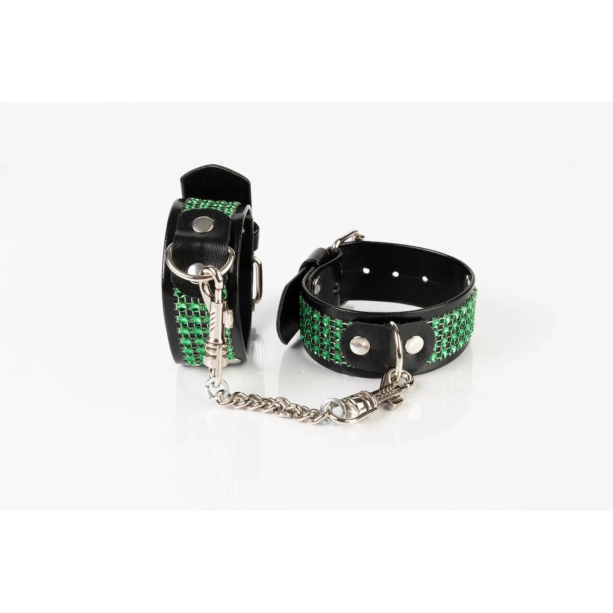 Vegan handboeien met diamanten - Kinkster