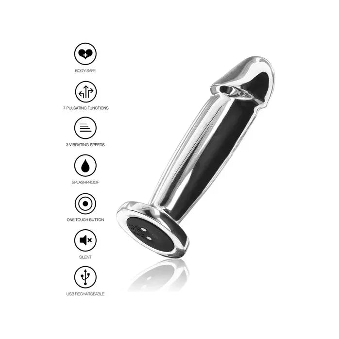 The intruder large vibrating metal plug