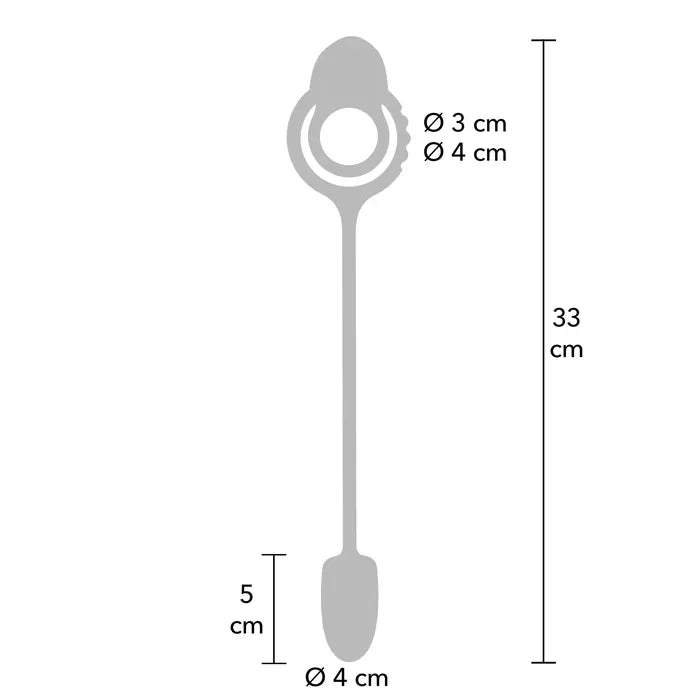 Vibrerende cockring + anaal stimulatie - The Thria