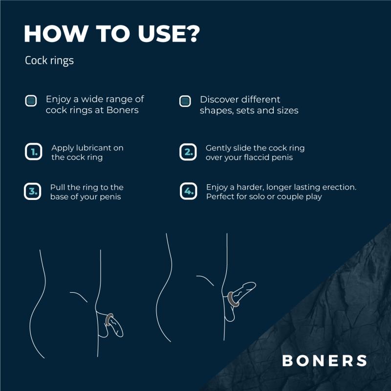 Boners cockringset breed 3 stuks | So Loving | Alkmaar