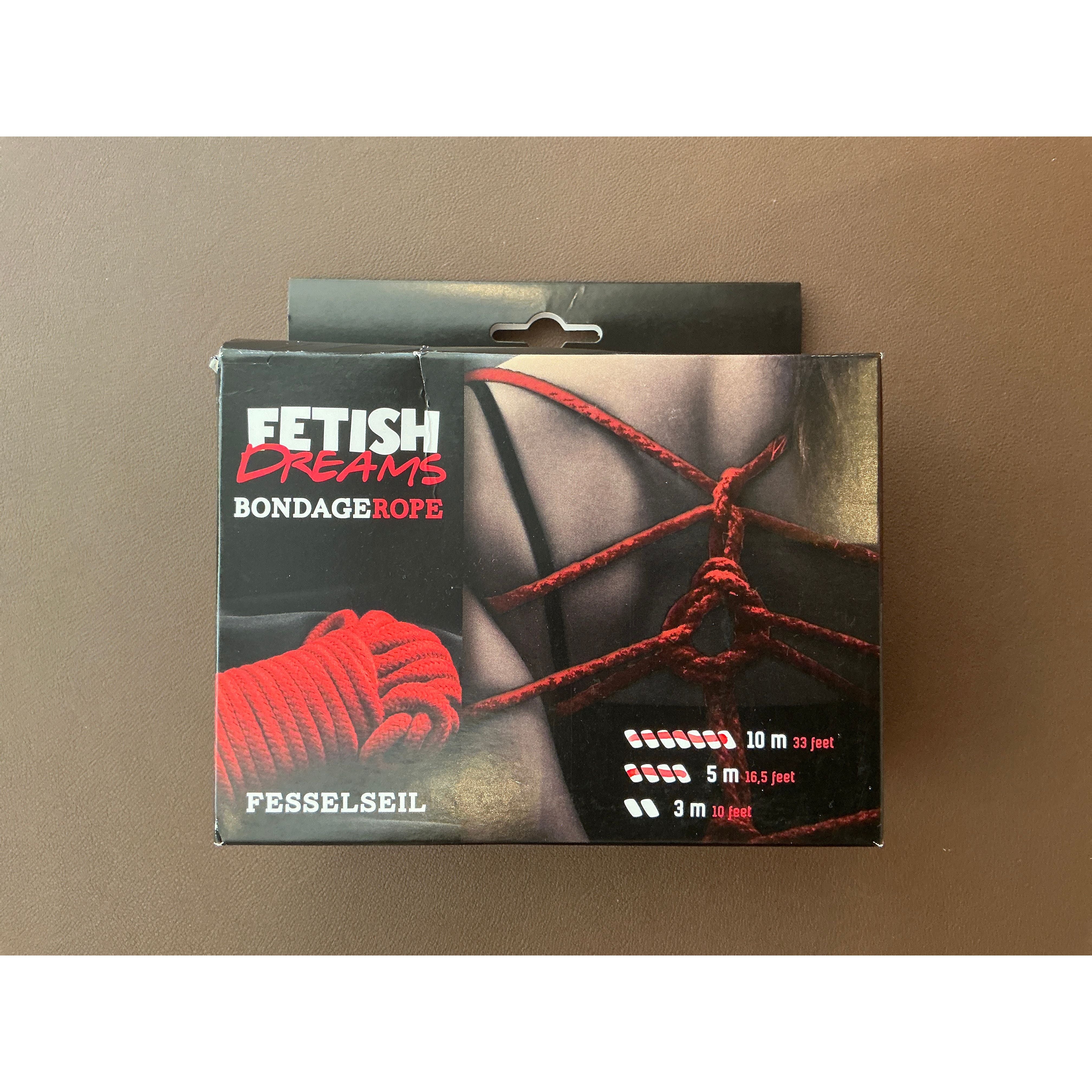Fetish dreams bondage touw rood 3m