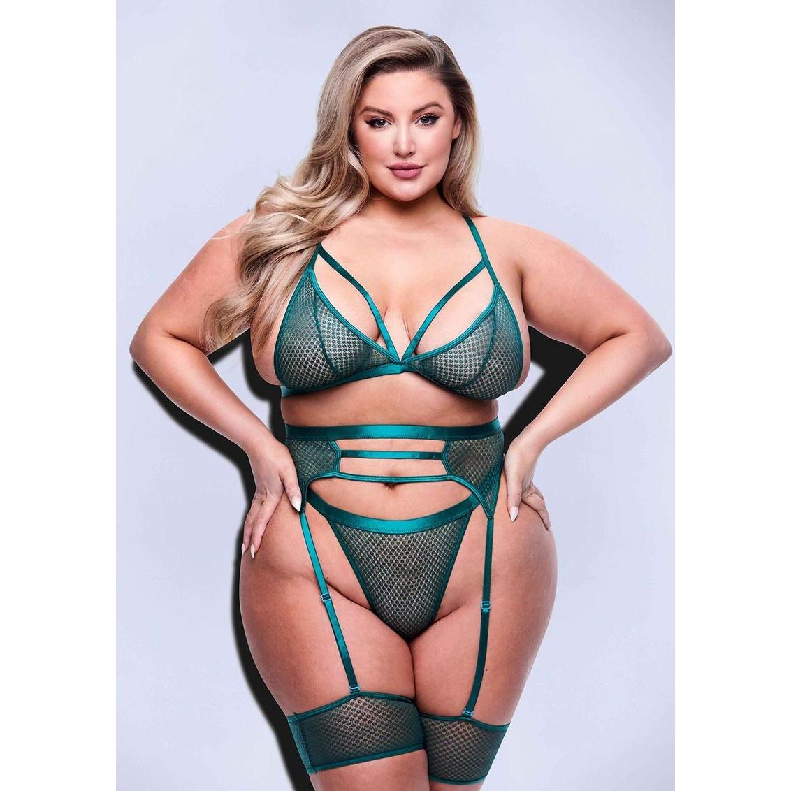 Lingerieset groen - Queen size
