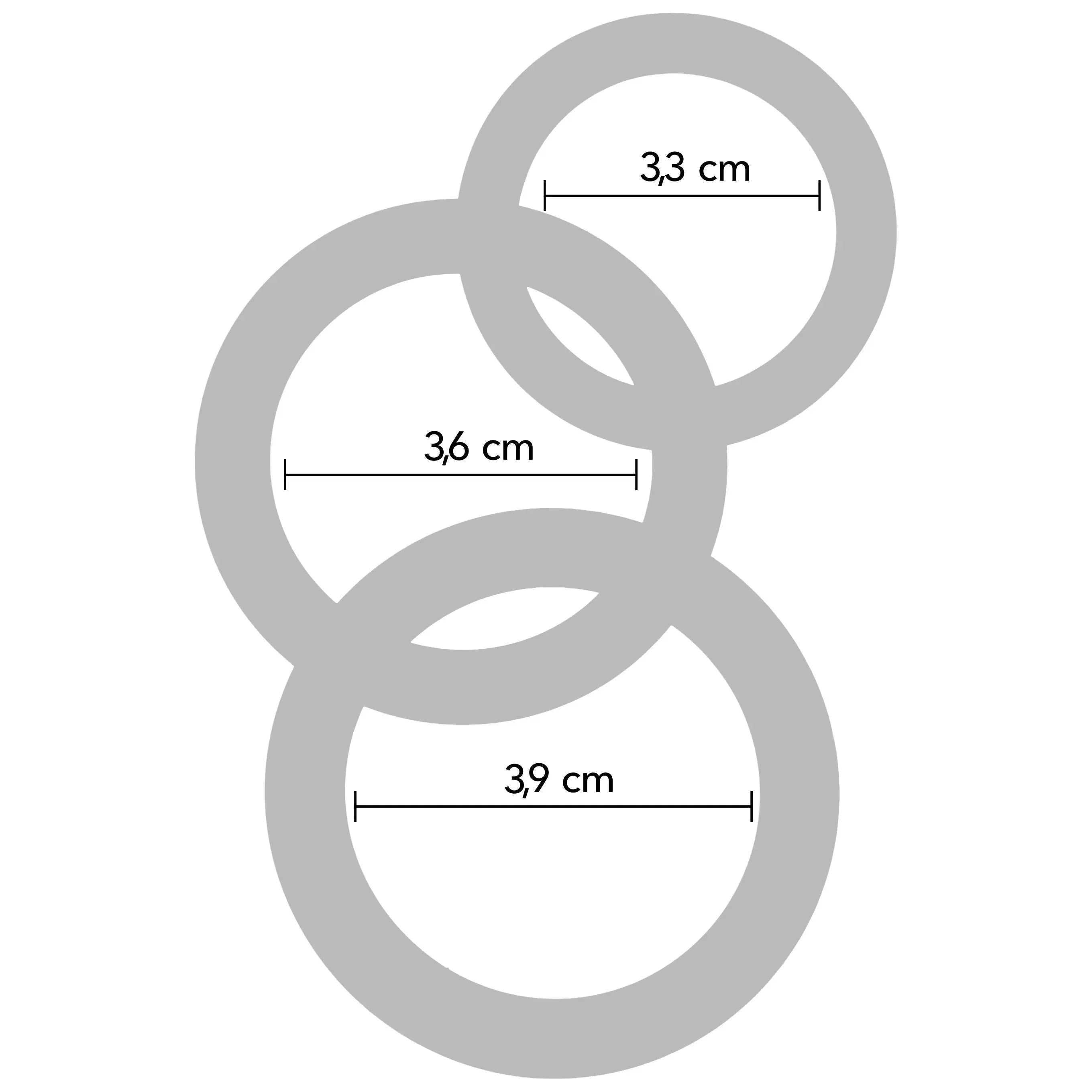 Cockringset zwart 3 stuks - Extreme