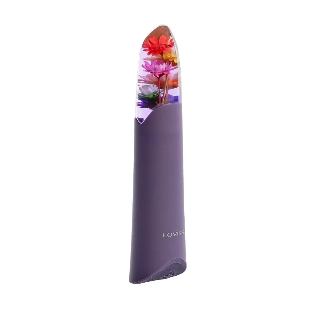 Bullet vibrator met echte bloemen - LOVISS