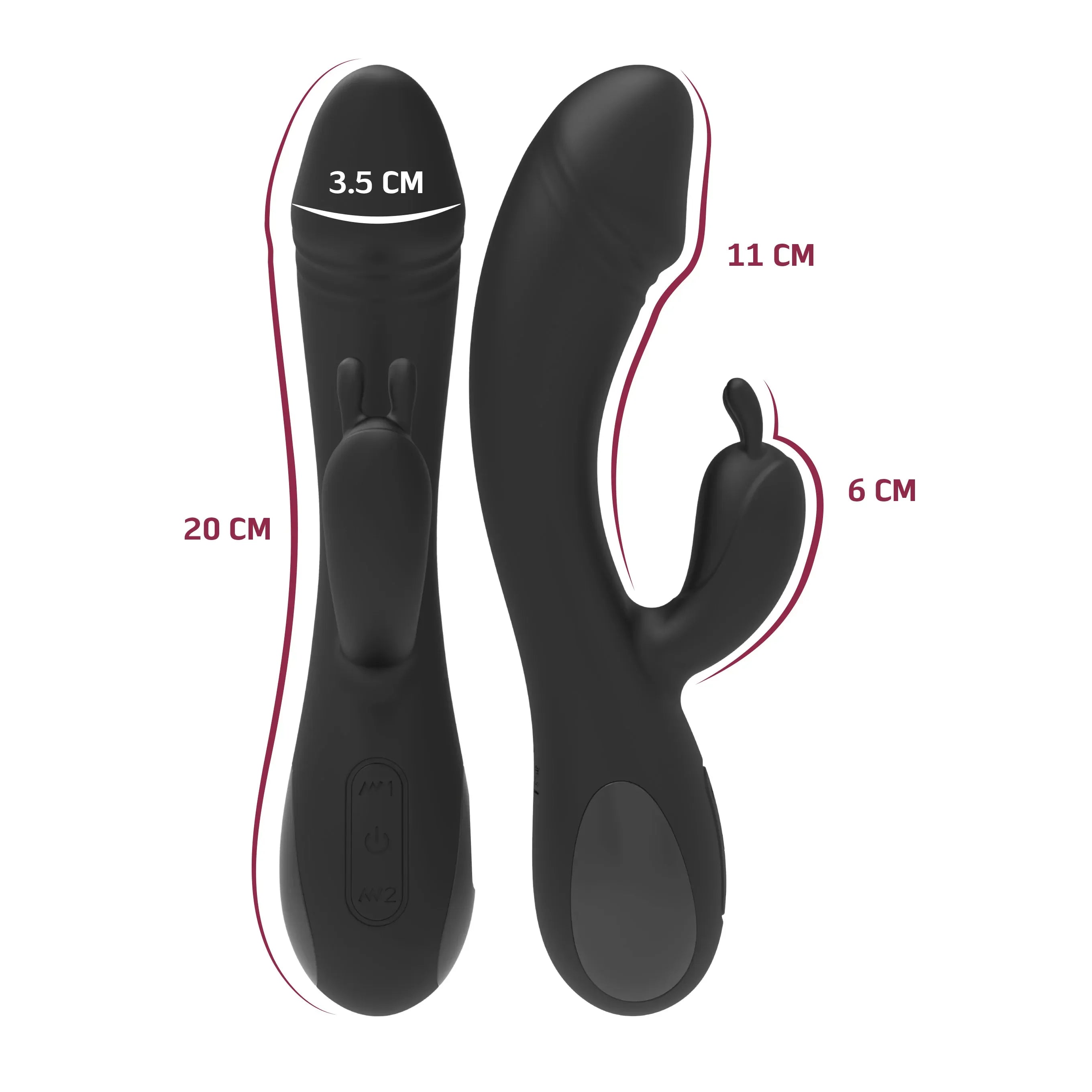 Rabbit vibrator met electro stimulatie - She E.O.