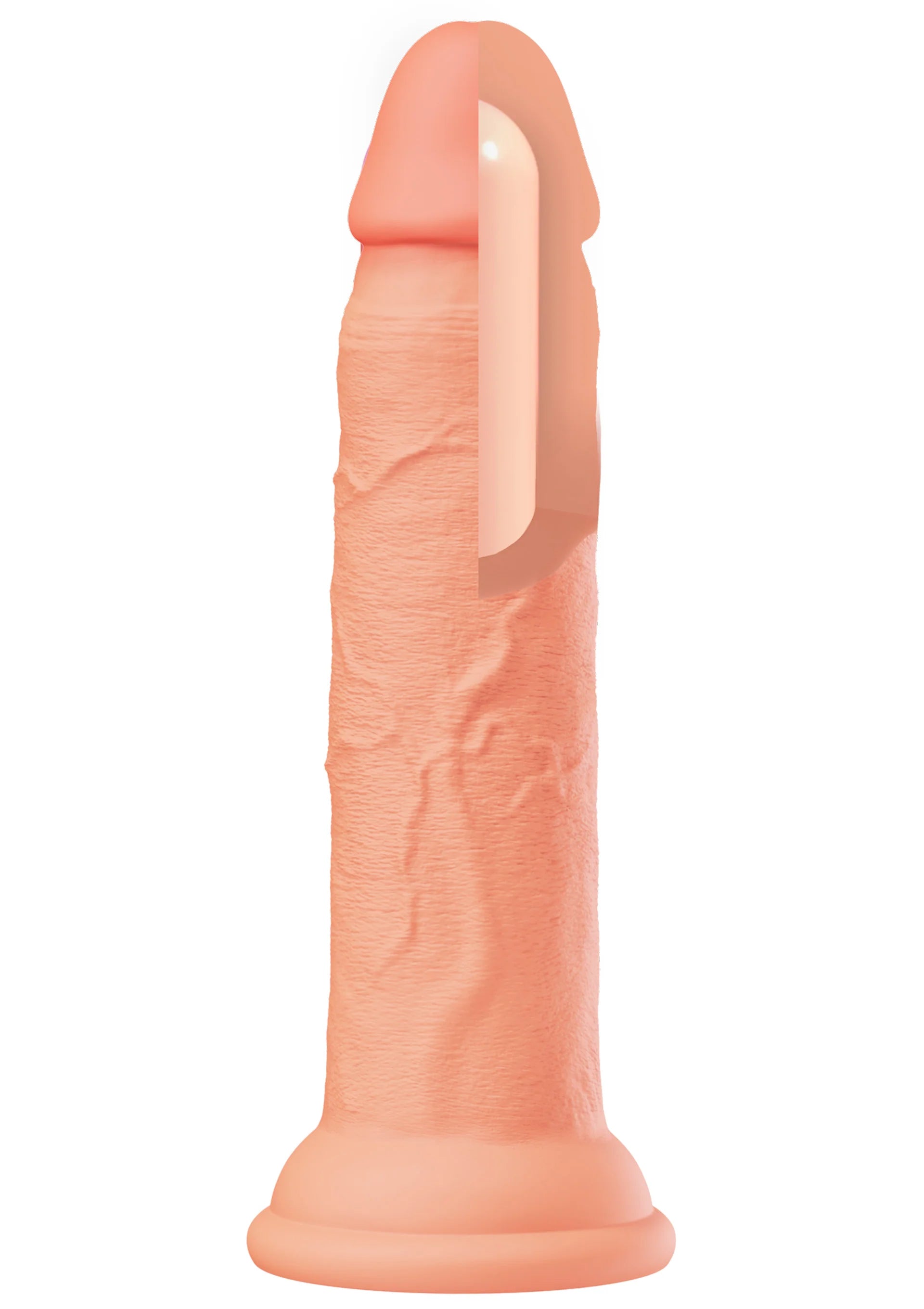 Realistische dildo vloeibaar siliconen 17cm - Inferno