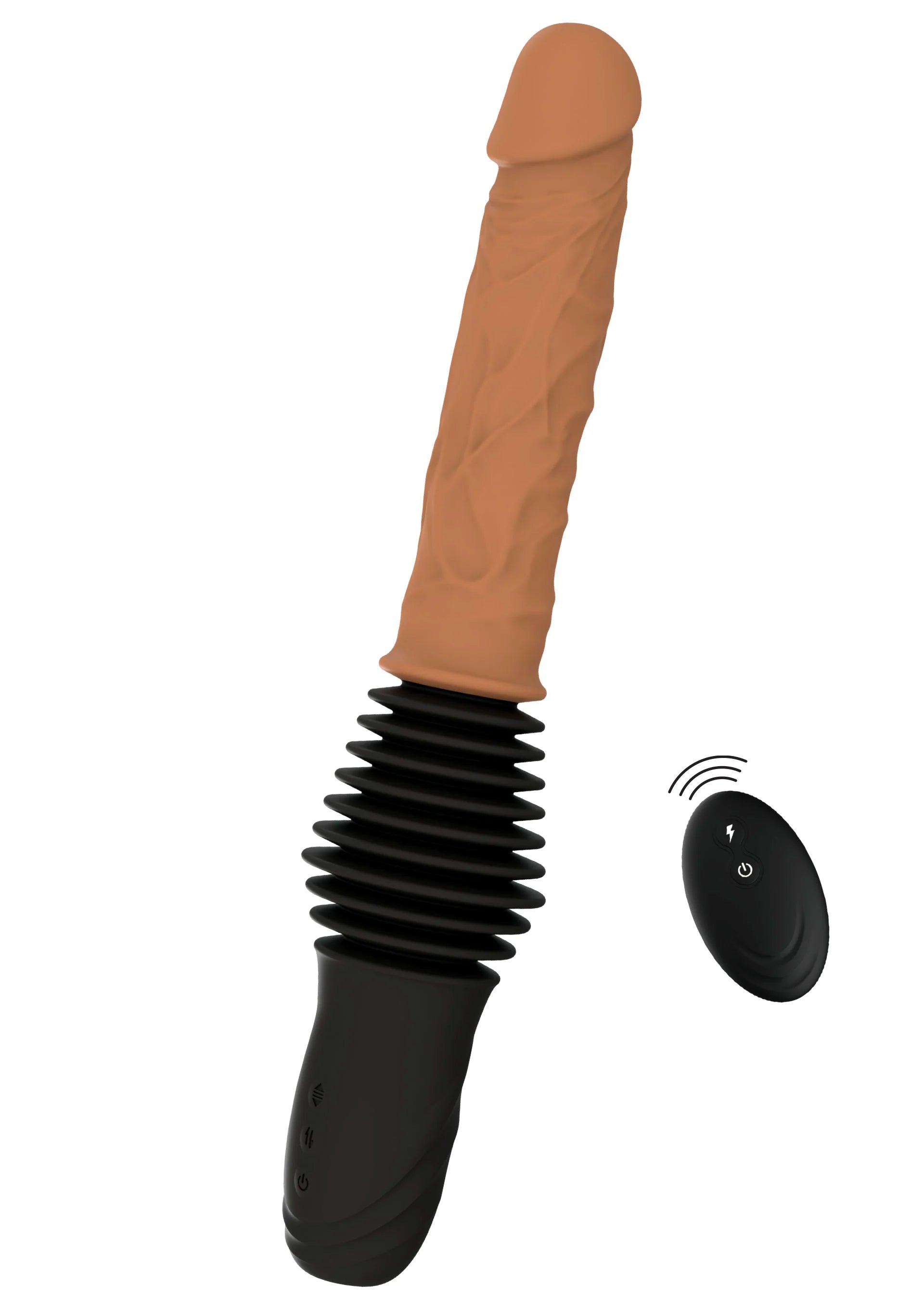 Vibrator met dubbele stootfunctie