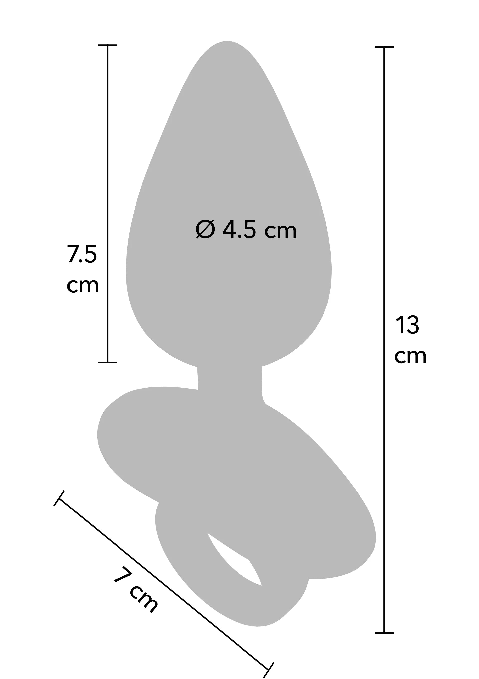 Gladde vibrerende buttplug - Playhouse
