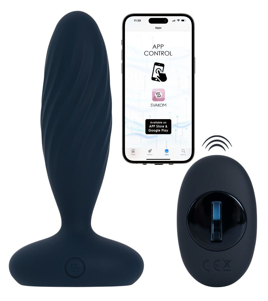 Stotende en vibrerende buttplug Jordan - SVAKOM