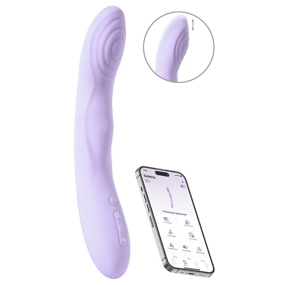 G-spot vibrator stotend en verwarmend Selena - SVAKOM