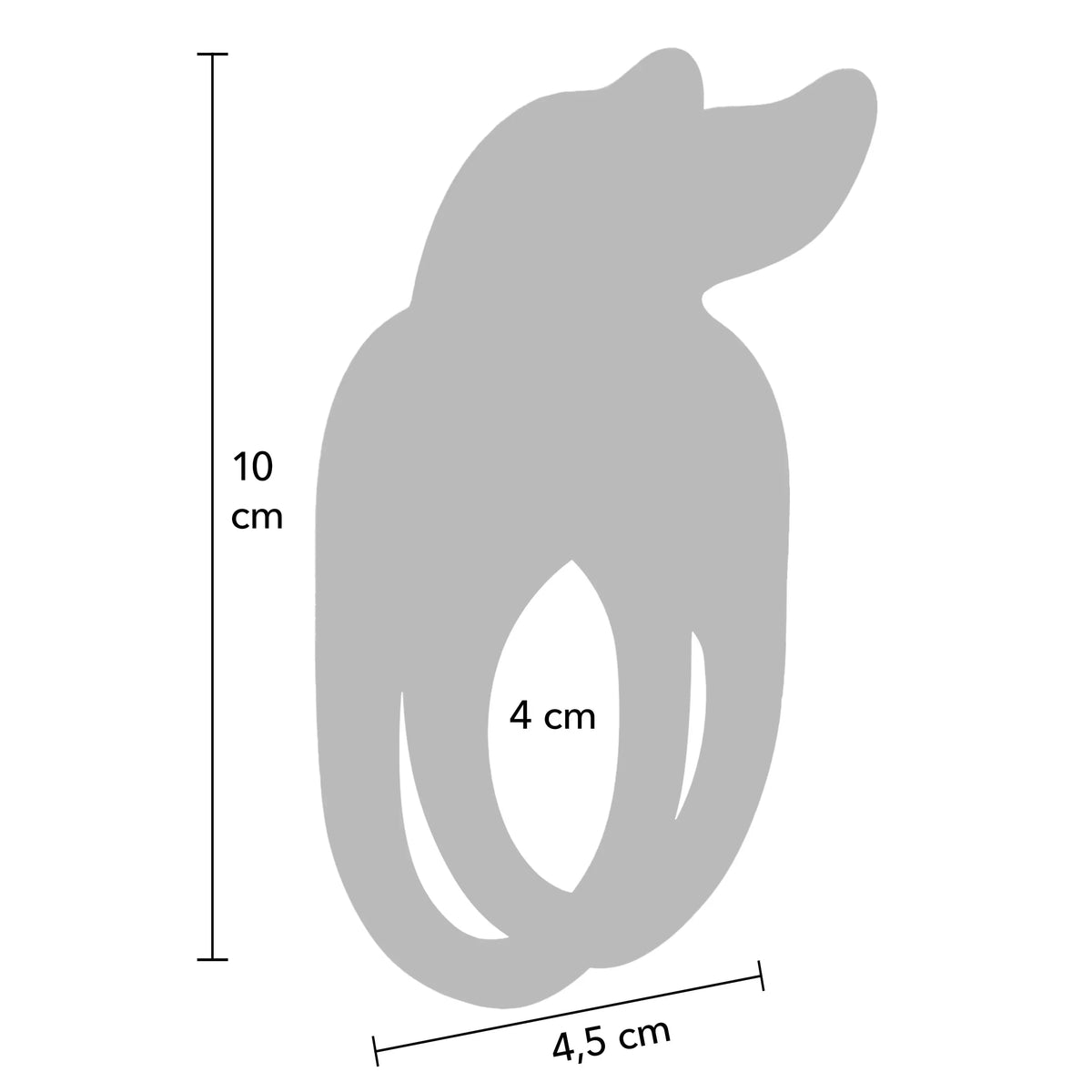 Vibrerende rabbit cockring - Playhouse