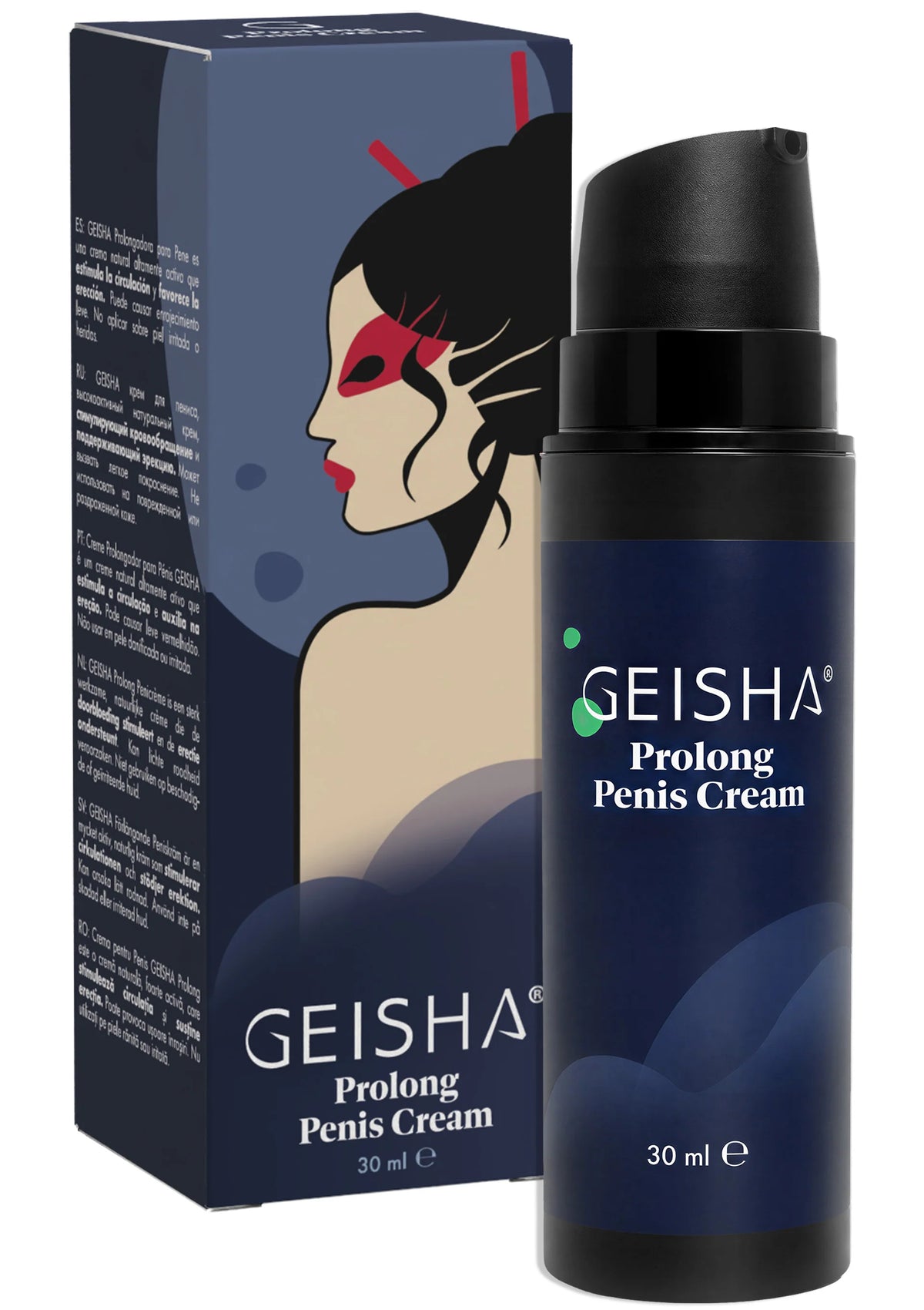 Prolong penis creme 30ml - Geisha