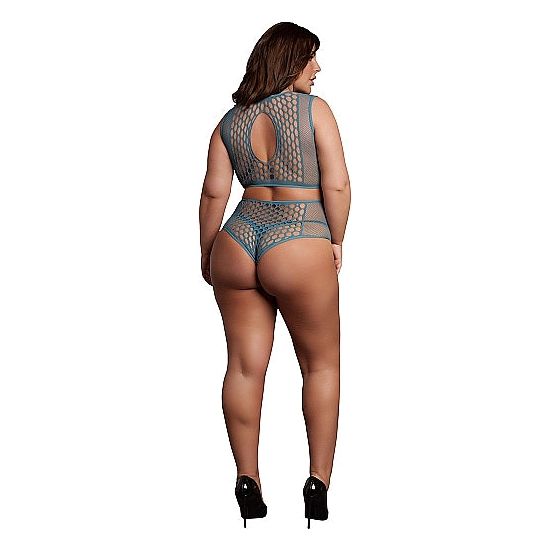 Netstof BH set blauw - One size + queen size | So Loving | Alkmaar