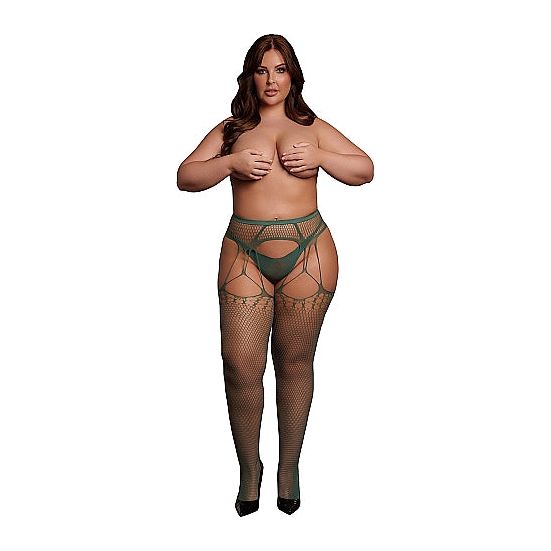 Visnet jarretel panty - One size + queen size | So Loving | Alkmaar