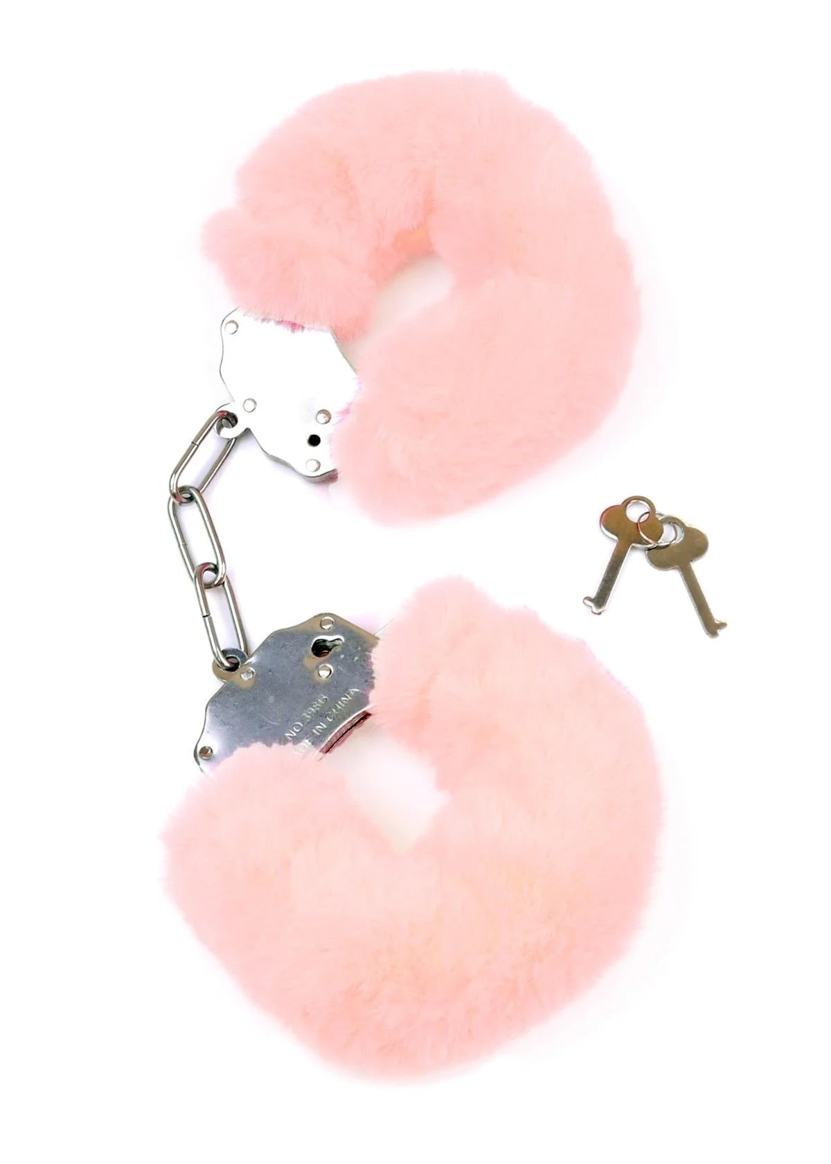Furry cuffs roze