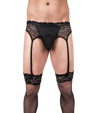 Jarretel set voor heren medium - Prowler