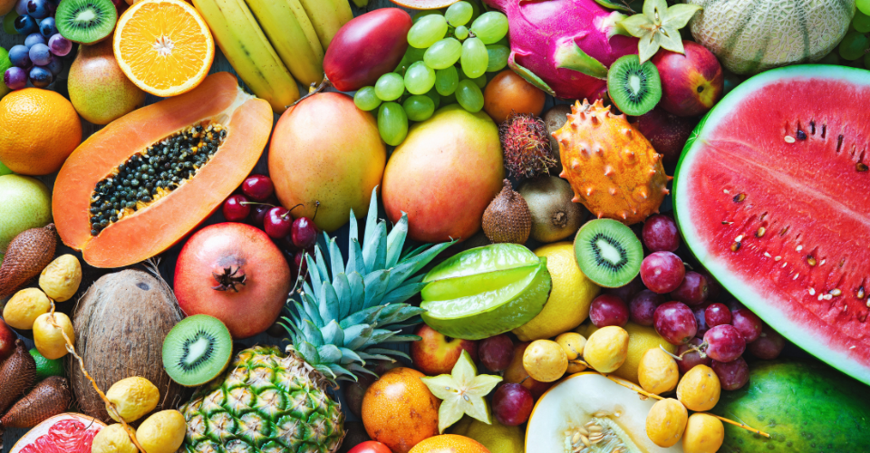 Fruit en vitamines die libido en de smaak van sperma en vaginaal vocht verbeteren
