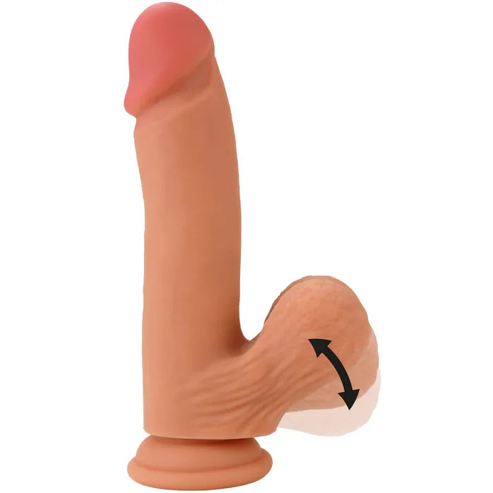 Realistische dildo vloeibaar siliconen - 19cm