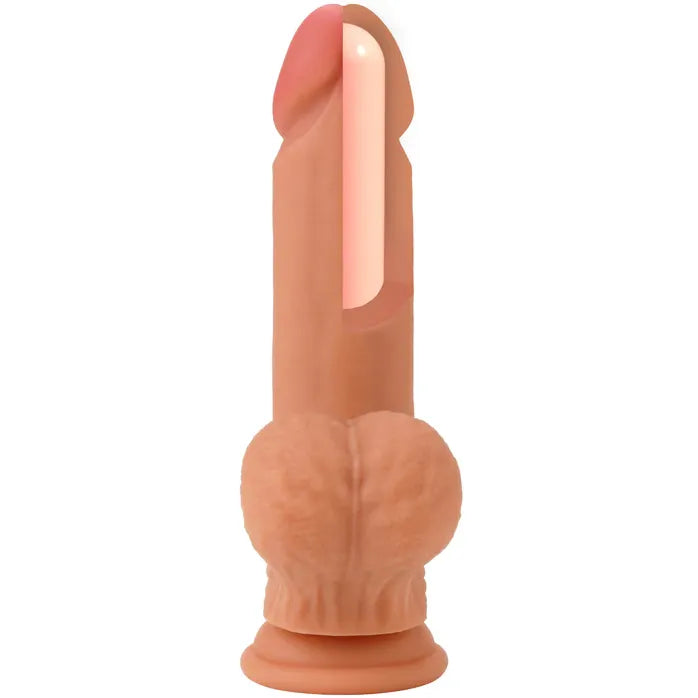 Realistische dildo vloeibaar siliconen - 19cm
