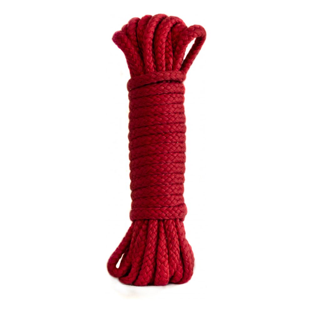 Bondage touw rood 10m - Tender