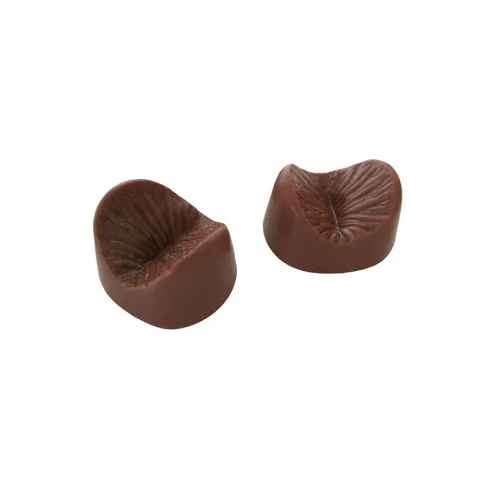Eetbare chocolade anus