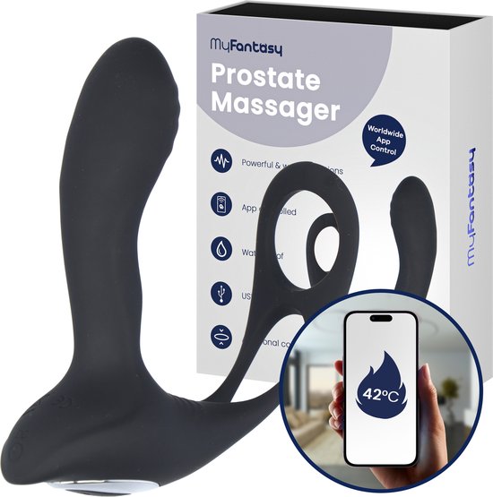 Prostaat stimulator met cockring en app