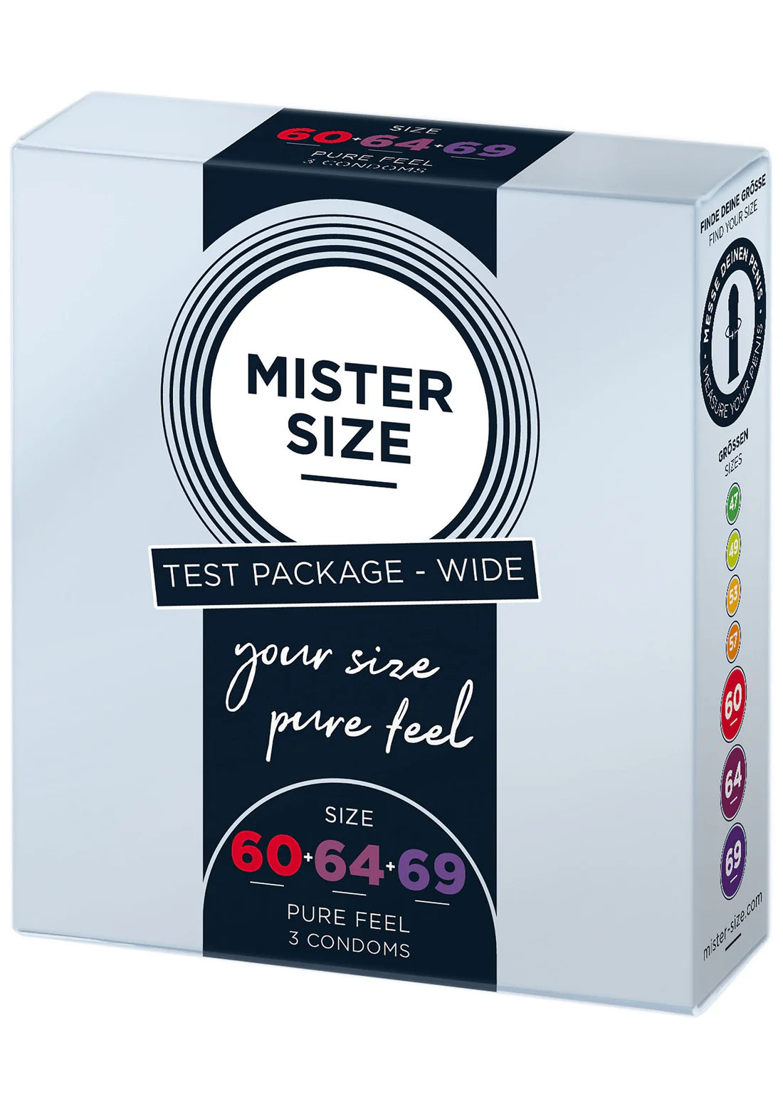 Mister size test pakket 60/64/69