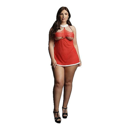 Babydoll rood - One size + queen size | So Loving | Alkmaar