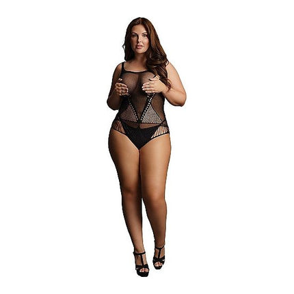 Contrast net teddy - One size + queen size | So Loving | Alkmaar