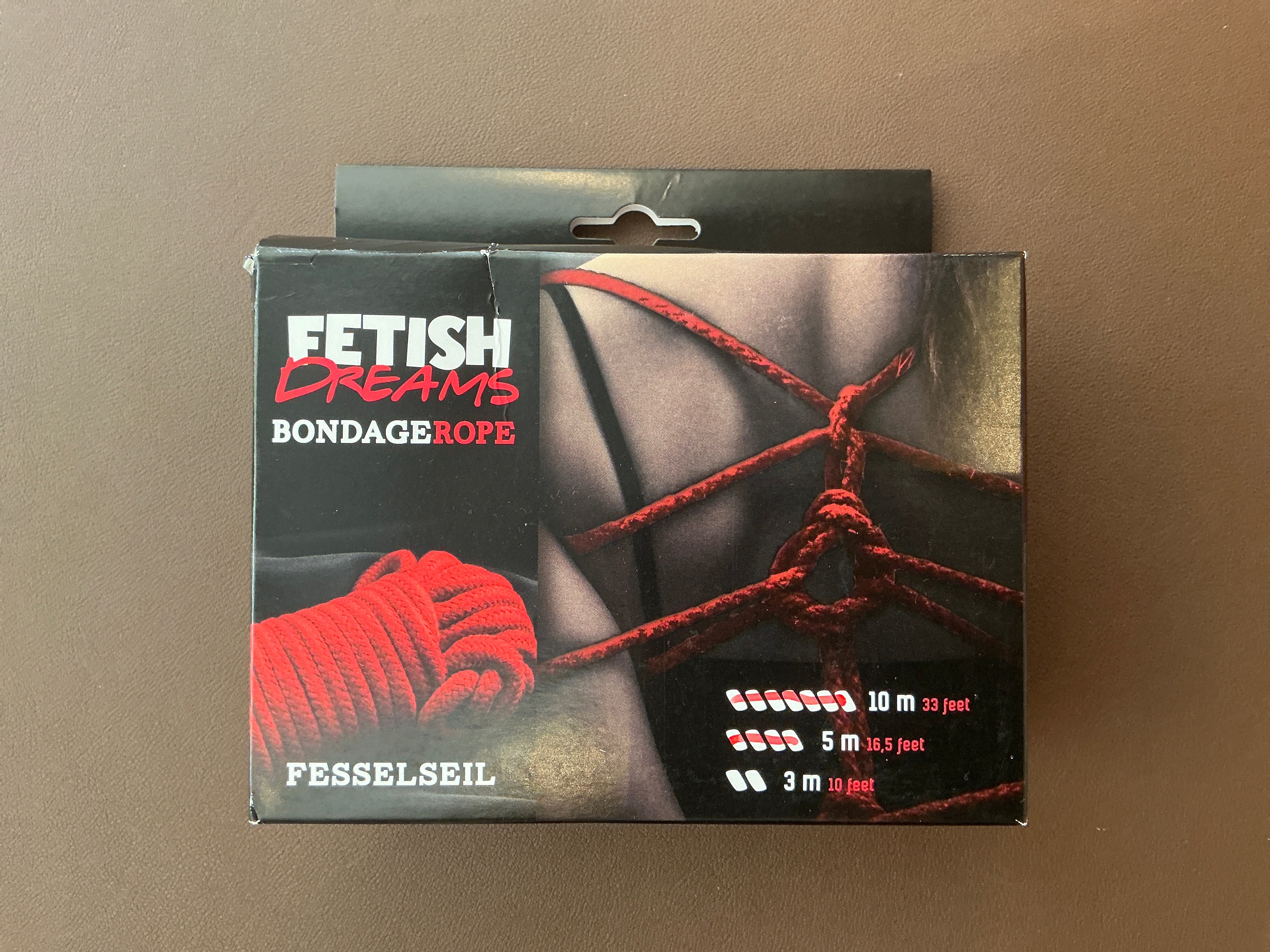 Fetish dreams bondage touw rood 3m