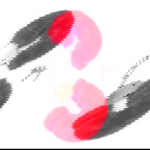 Furry cuffs rood | So Loving | Alkmaar