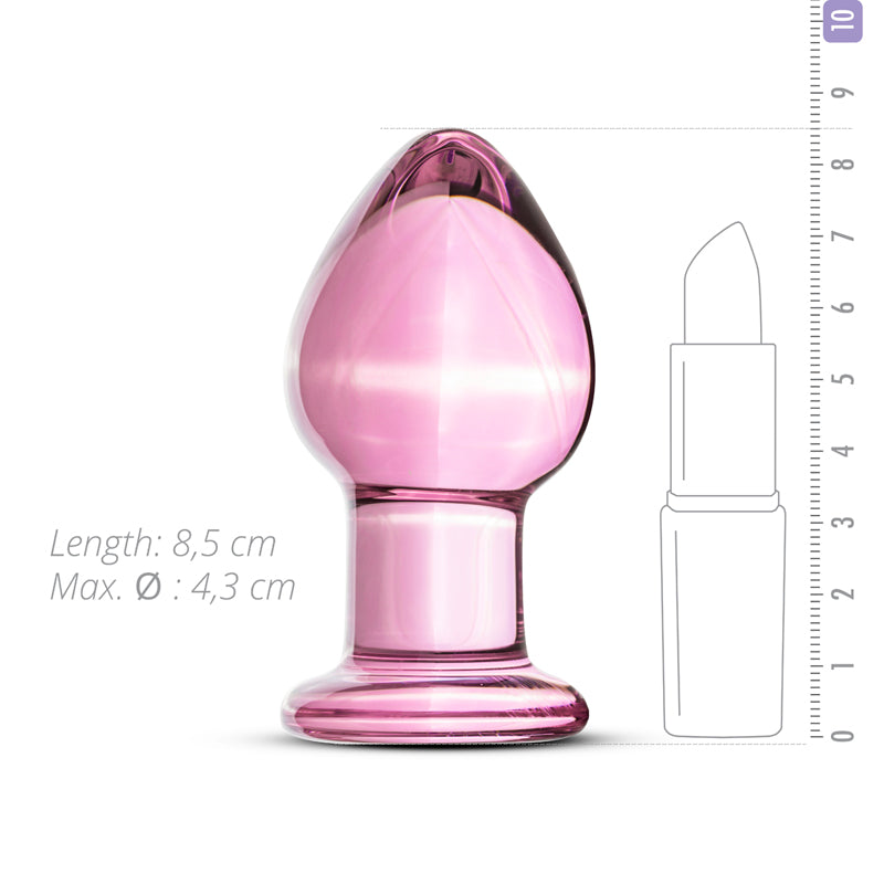 Glazen buttplug no.27