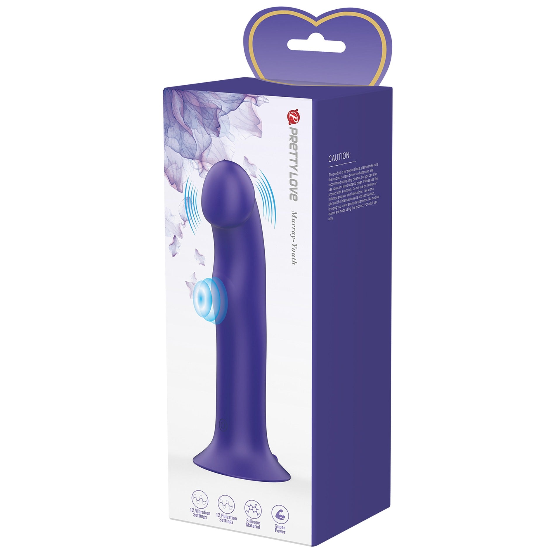 Vibrerende dildo met zuignap murray - Pretty Love