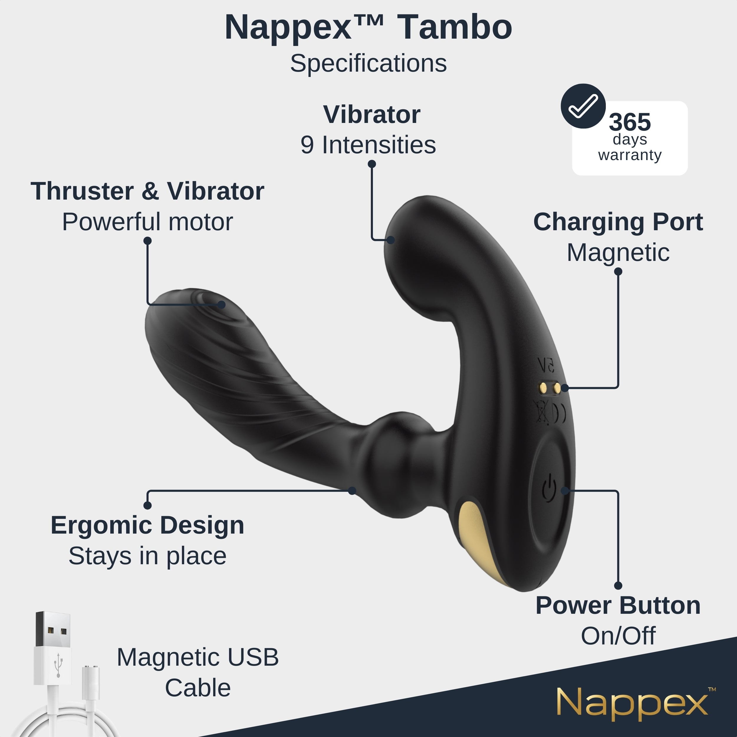 Prostaat massager Tambo - Nappex