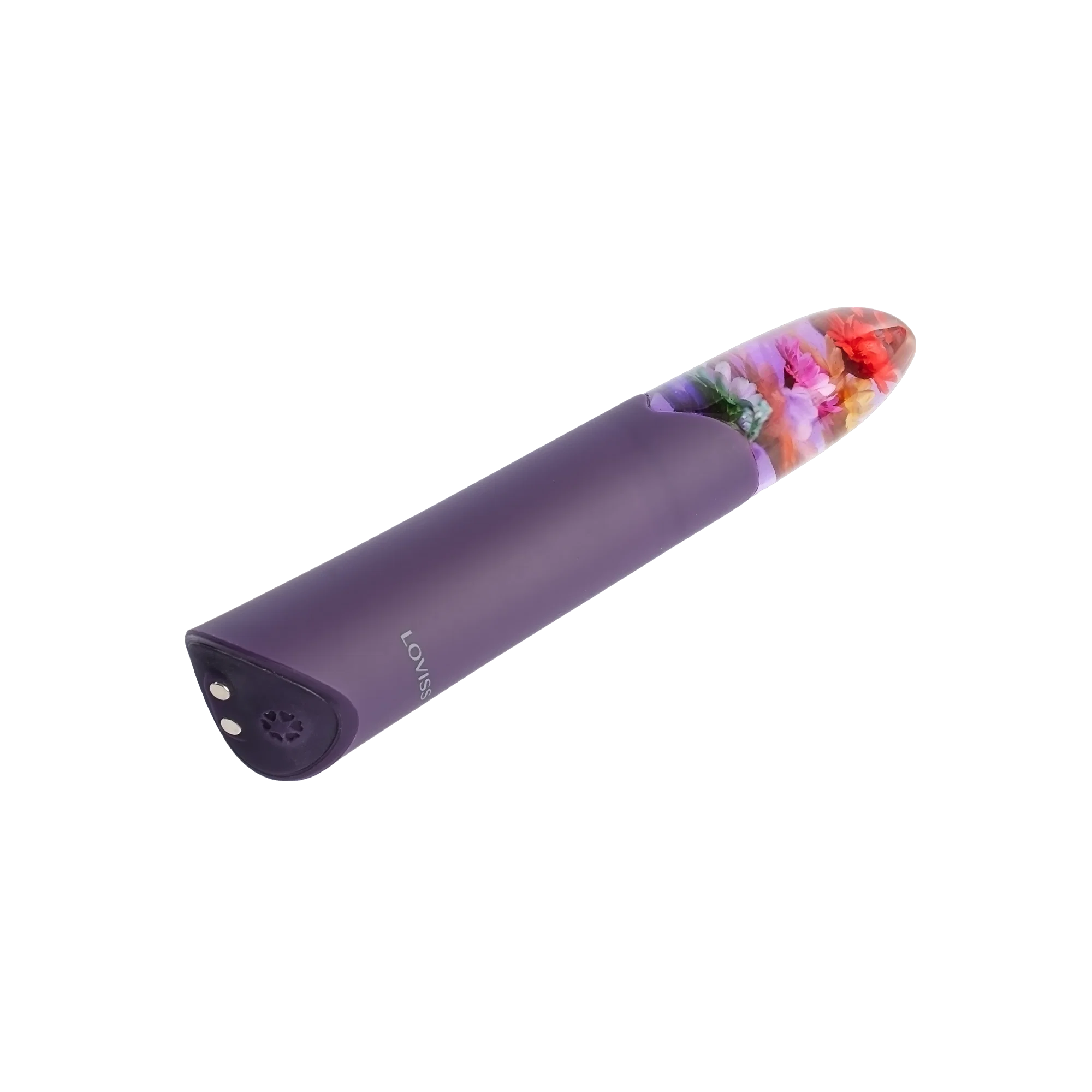 Bullet vibrator met echte bloemen - LOVISS