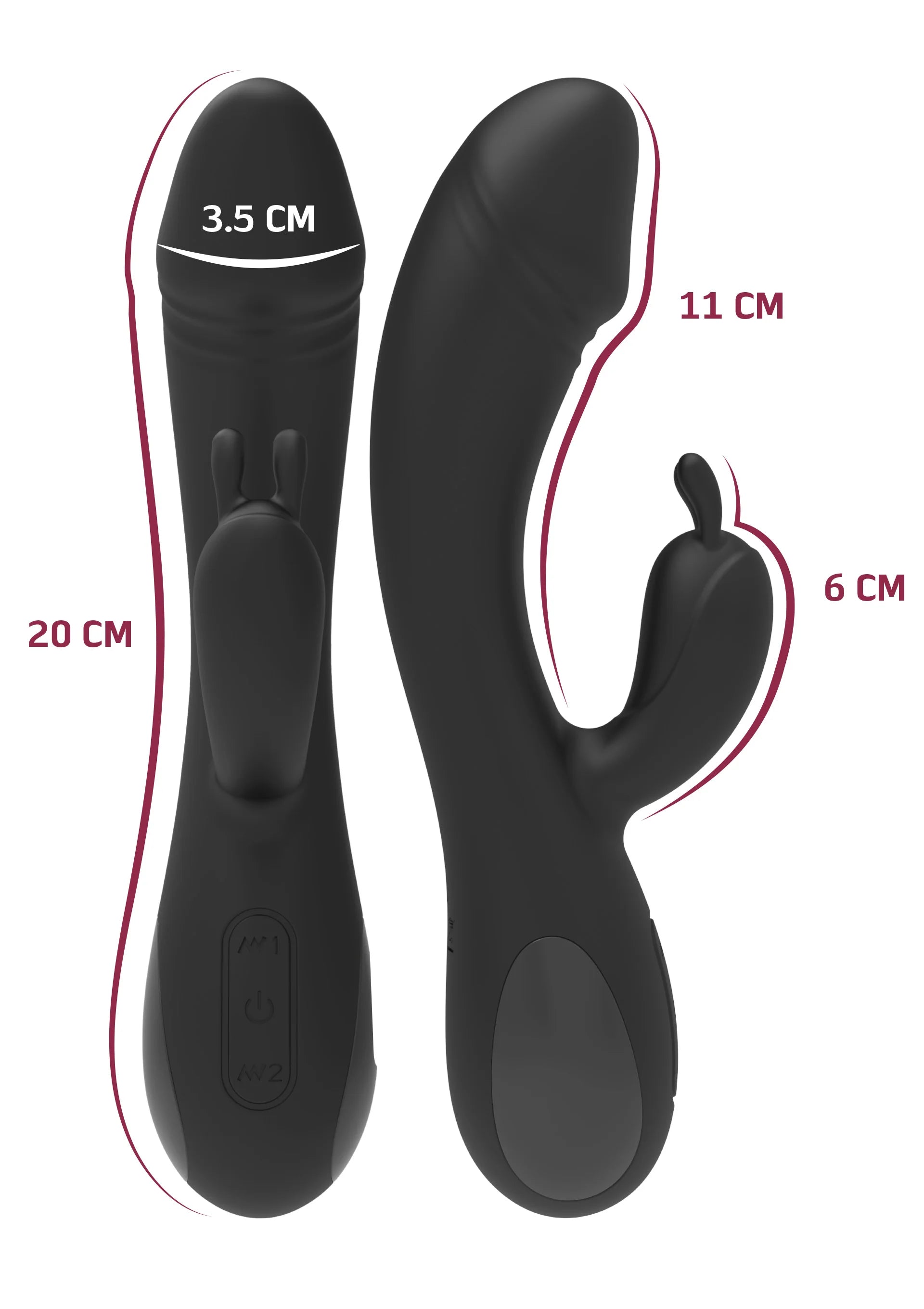 Rabbit vibrator met electro stimulatie - She E.O.