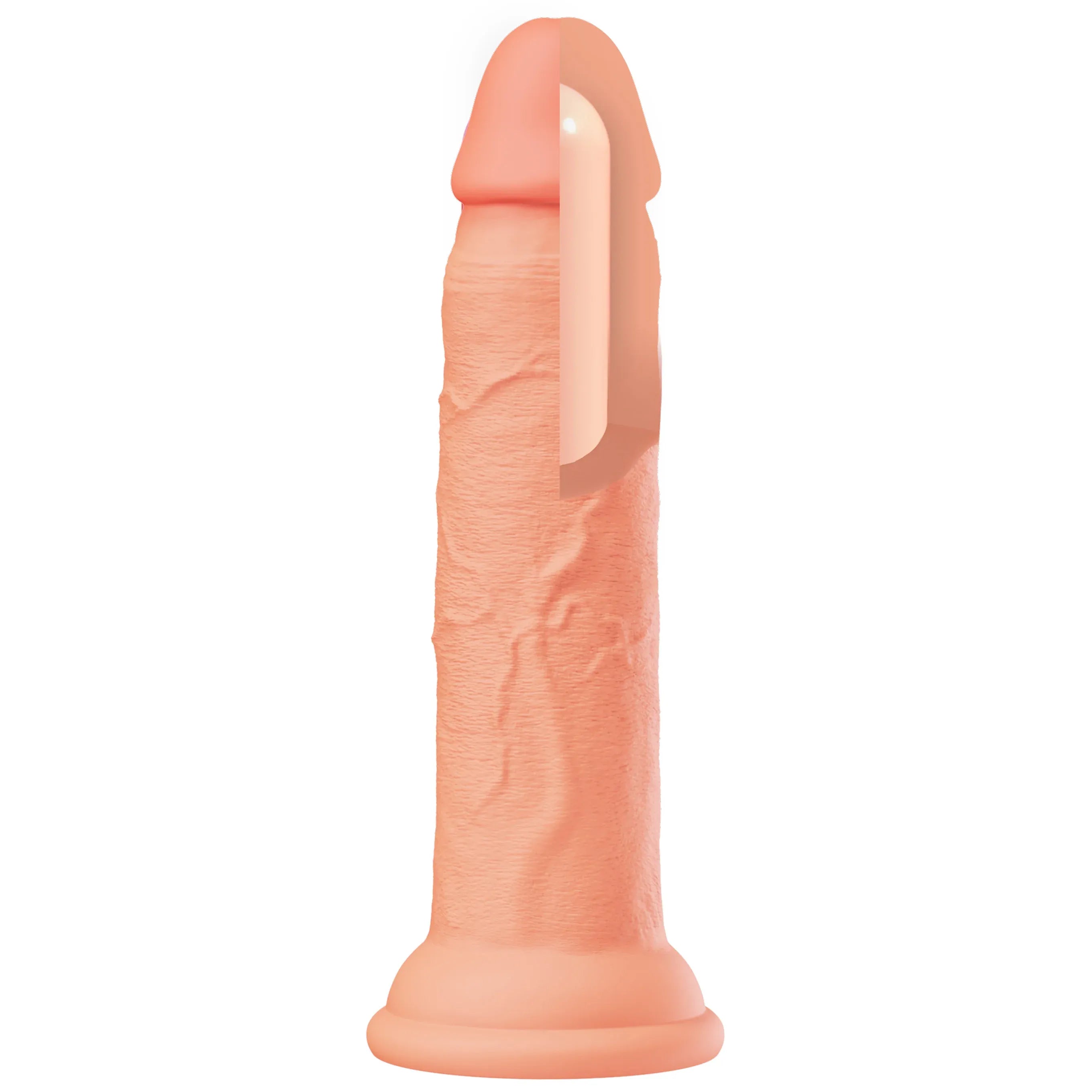 Realistische dildo vloeibaar siliconen 17cm - Inferno