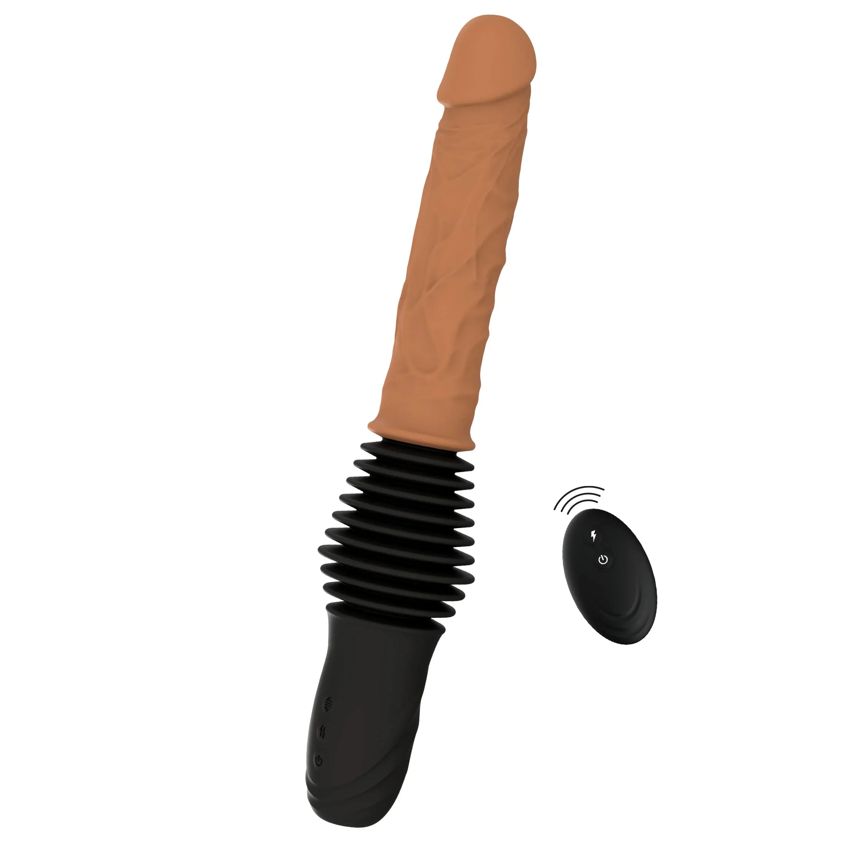 Vibrator met dubbele stootfunctie