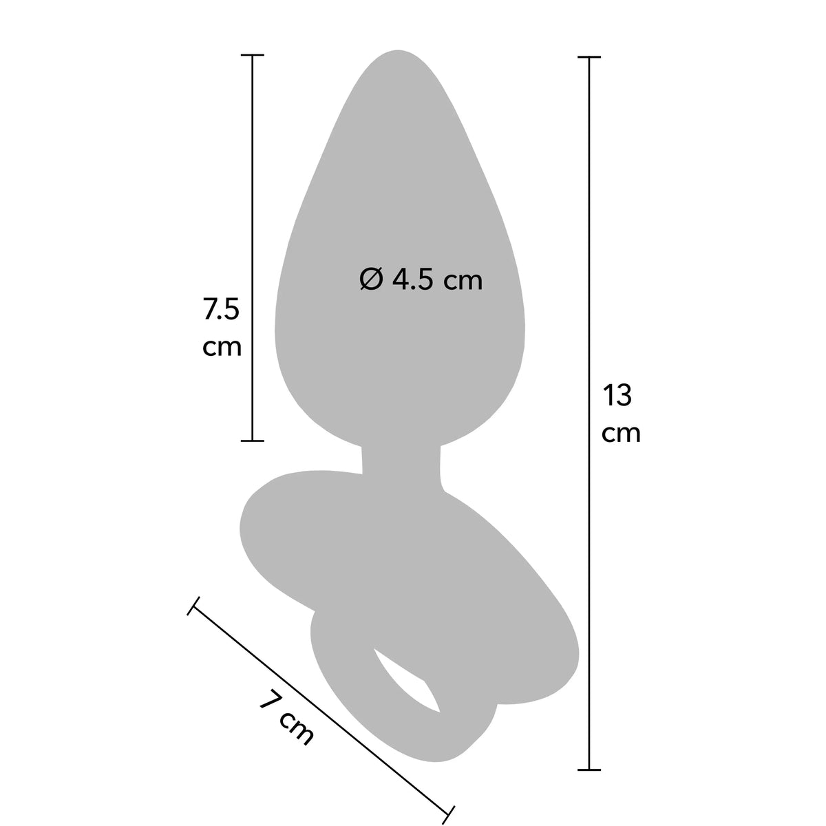 Gladde vibrerende buttplug - Playhouse