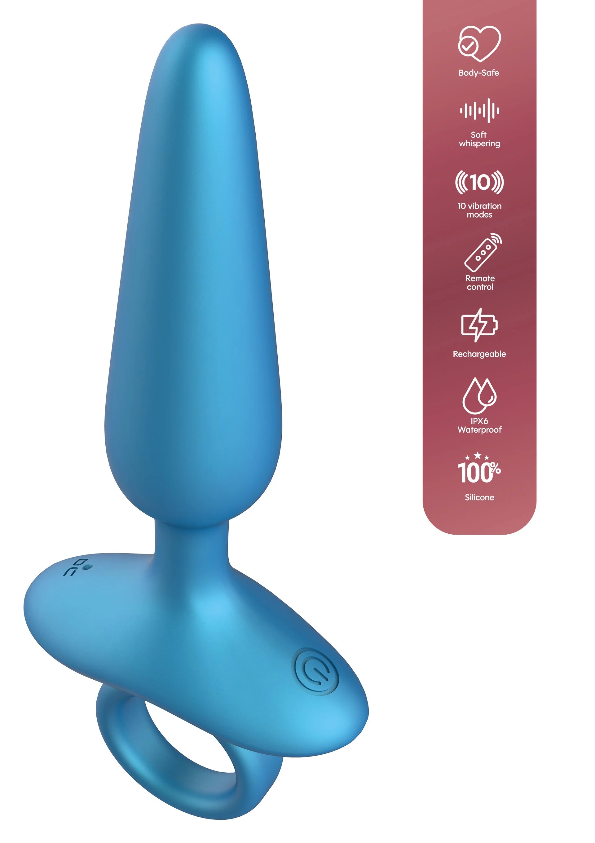 Smalle vibrerende buttplug - Playhouse