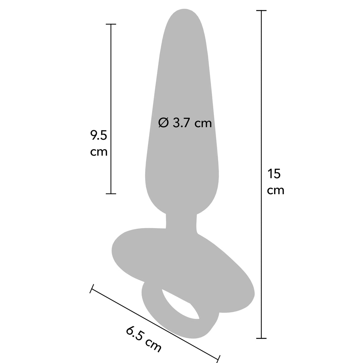 Smalle vibrerende buttplug - Playhouse