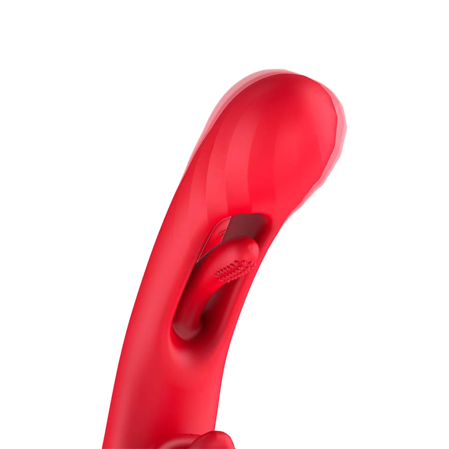 Vibrator met tikkende G-spot stimulatie en likkende tong clitoris stimulatie