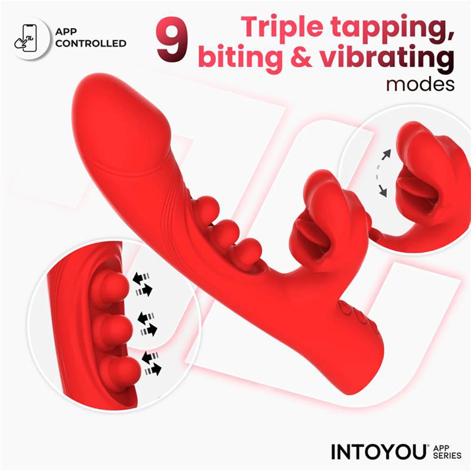Tripple tapping mondvibrator - IntoYou