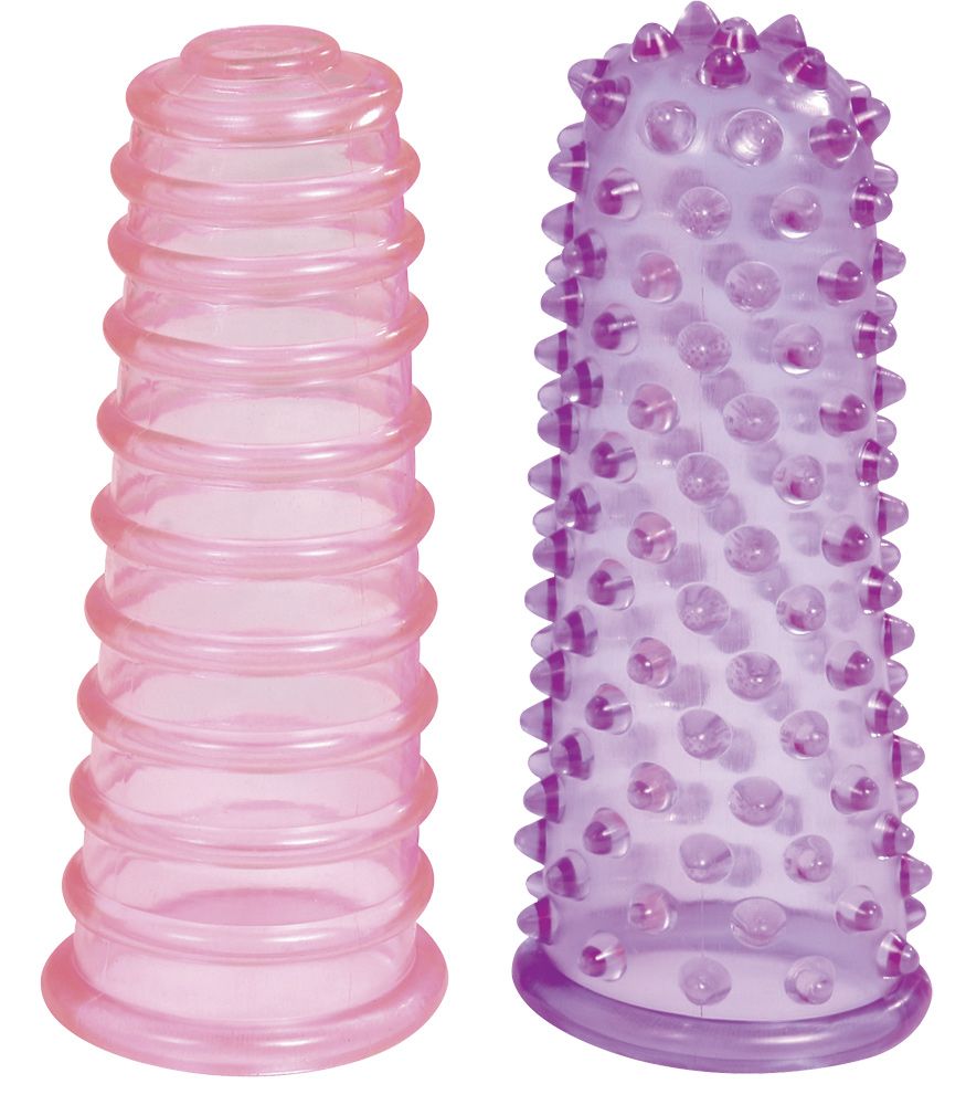 Vinger sleeves met textuur - Lust finger