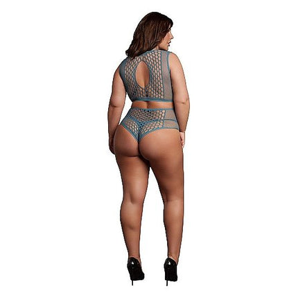 Netstof BH set blauw - One size + queen size | So Loving | Alkmaar