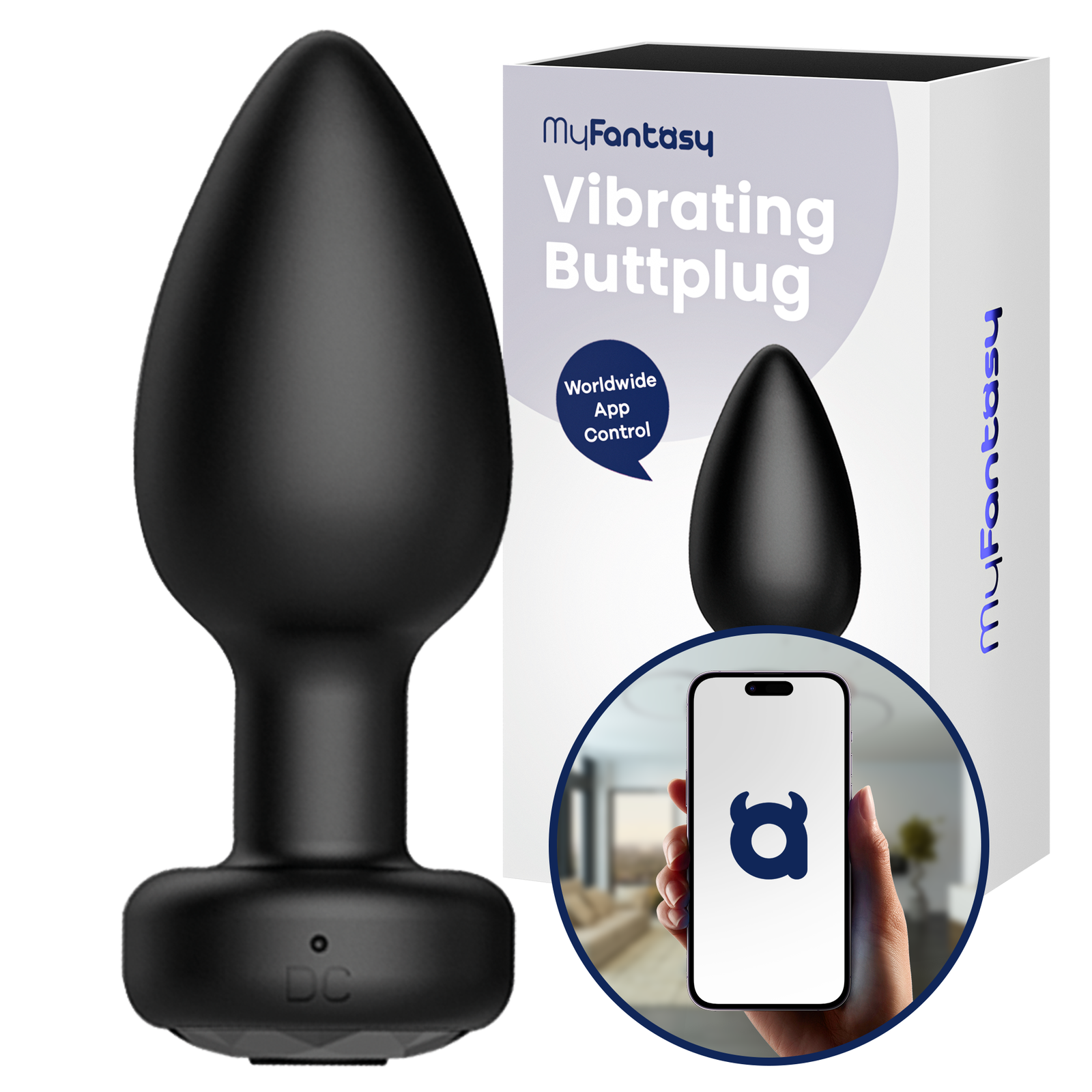 Vibrerende buttplug zwart | So Loving | Alkmaar