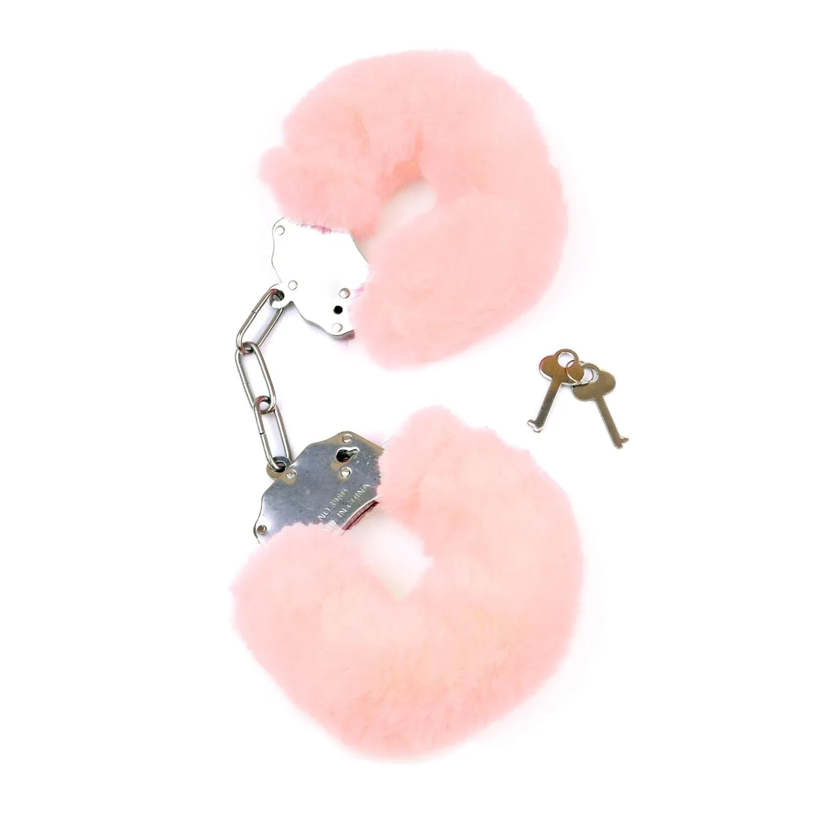 Furry cuffs roze